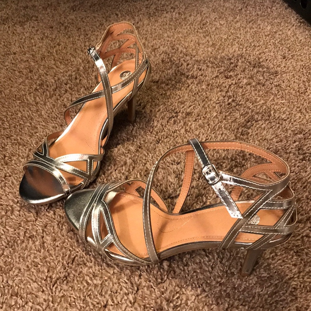 Sexy Silver Heels